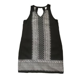 Old Navy Black And White Pattern Dress